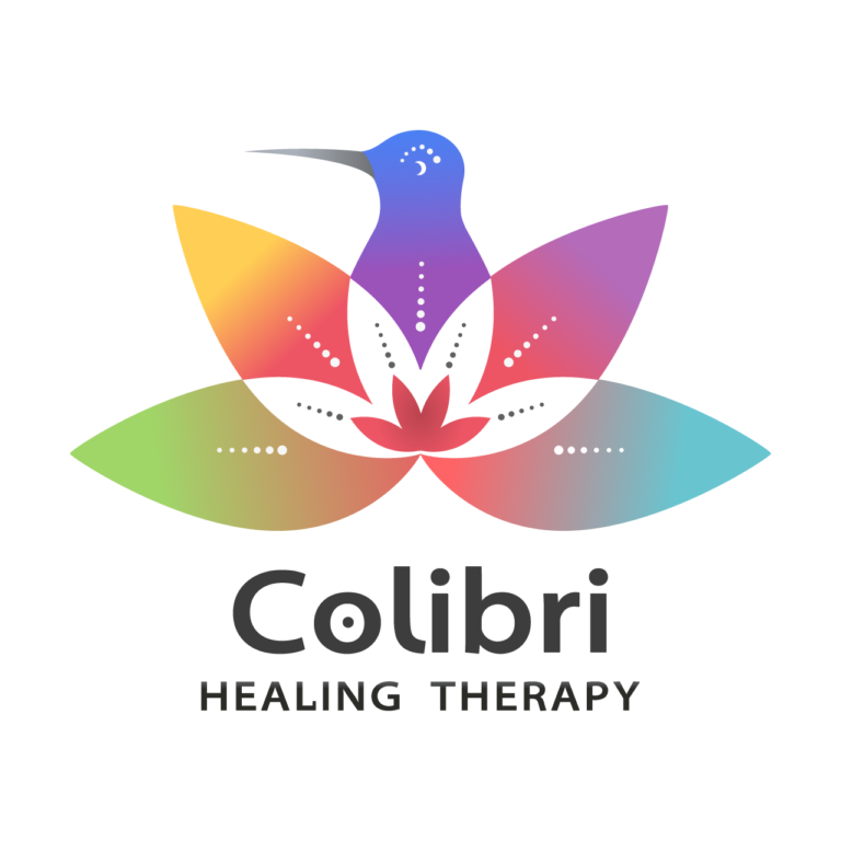 logo colibri healing therapy bg white