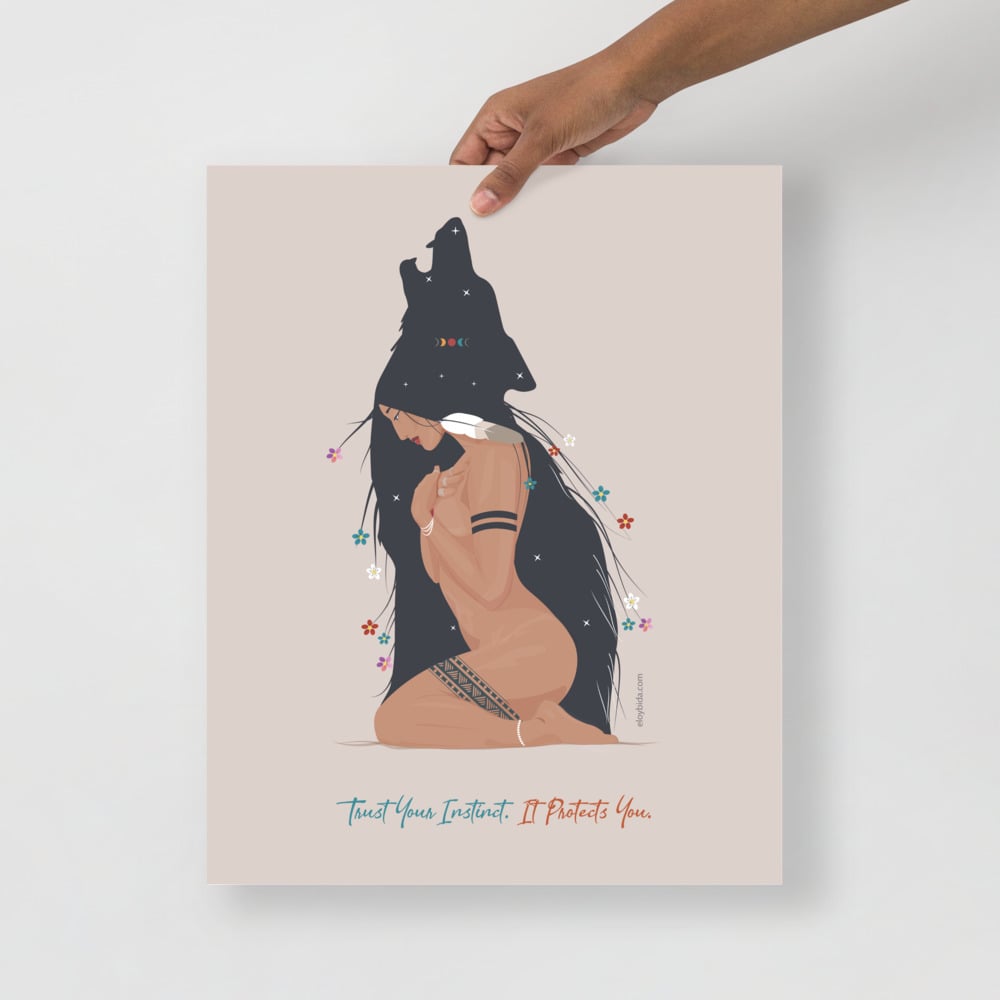 Trust Your Instinct. It Protects You | Poster Print
