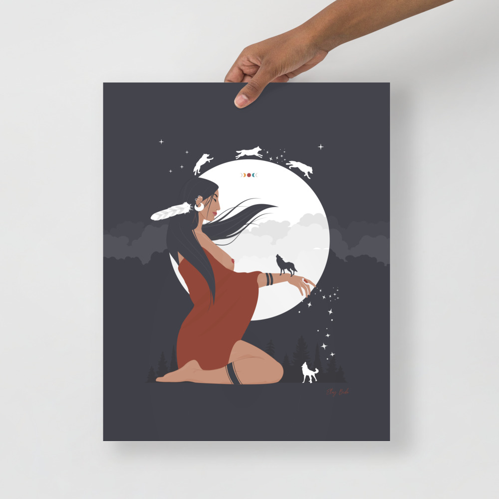 We Are Ruled By The Moon, Not By Men | Poster Print