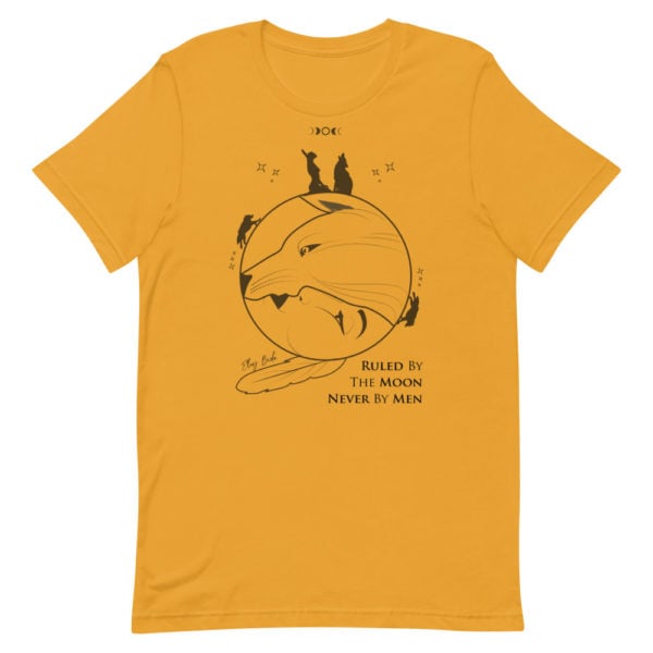 unisex staple t shirt mustard front 6236ced4cb421