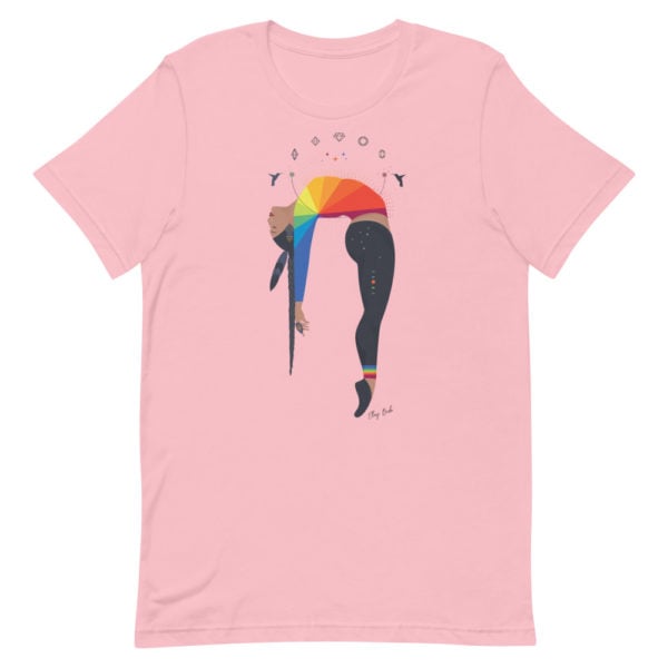 unisex staple t shirt pink front 623709c34f362