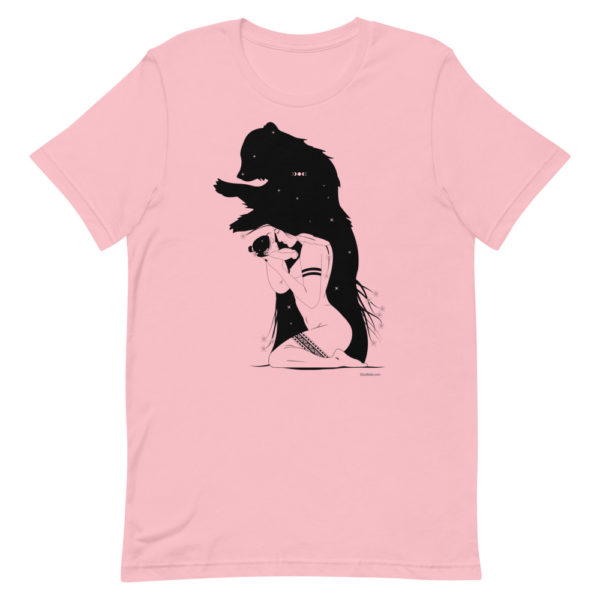 unisex staple t shirt pink front 6281633959775