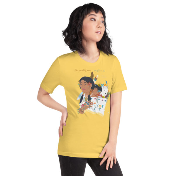 unisex staple t shirt yellow right front 63017f0fabb88