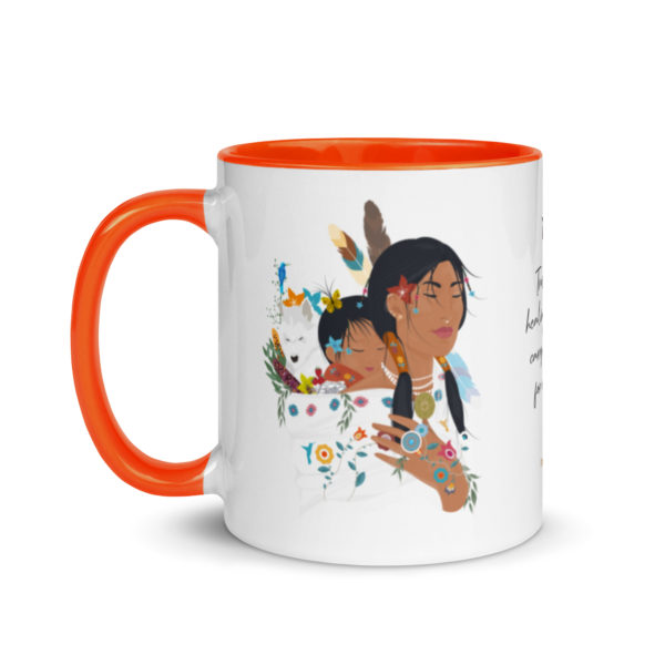 white ceramic mug with color inside orange 11oz left 63018388a22a1