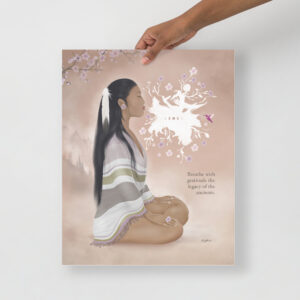 Breathe With Gratitude the legacy of the ancients | Poster Print